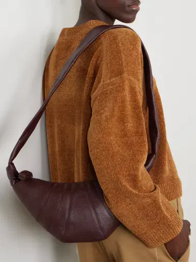Lemaire Croissant Small Paneled Textured-leather Shoulder Bag | Thumbnail 2 Lemaire Croissant Small Paneled Textured-leather Shoulder Bag | Thumbnail 2