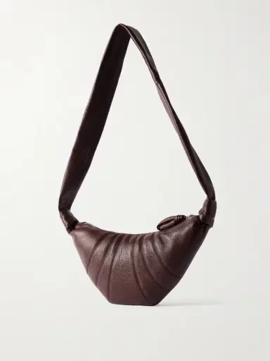Lemaire Croissant Small Paneled Textured-leather Shoulder Bag | Thumbnail 3 Lemaire Croissant Small Paneled Textured-leather Shoulder Bag | Thumbnail 3