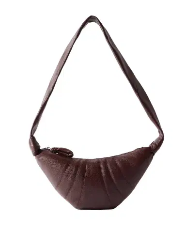 Lemaire Croissant Small Paneled Textured-leather Shoulder Bag | Thumbnail 1 Lemaire Croissant Small Paneled Textured-leather Shoulder Bag | Thumbnail 1