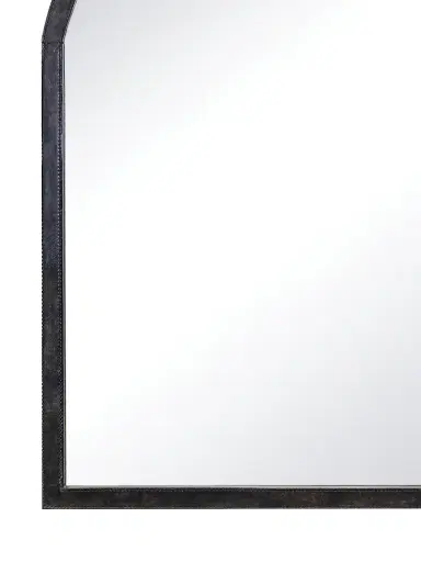 Regina Andrew Knox Leather Mantle Mirror - Black | Thumbnail 3 Regina Andrew Knox Leather Mantle Mirror - Black | Thumbnail 3
