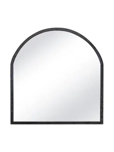 Regina Andrew Knox Leather Mantle Mirror - Black | Thumbnail 1 Regina Andrew Knox Leather Mantle Mirror - Black | Thumbnail 1