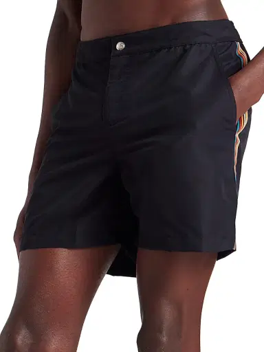 Paul Smith Men's Signature Stripe Swim Shorts - Black - Size XL | Thumbnail 2 Paul Smith Men's Signature Stripe Swim Shorts - Black - Size XL | Thumbnail 2