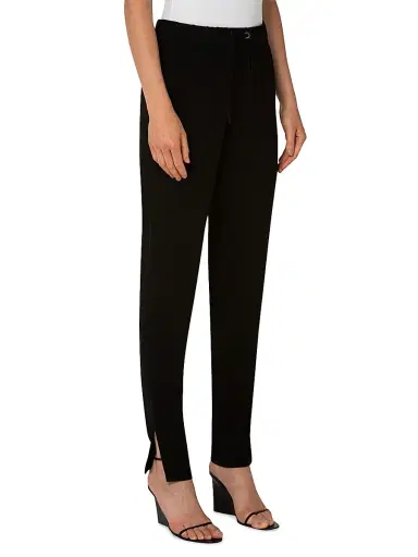 Akris punto Women's Drawstring Trousers - Black - Size 12 | Thumbnail 3 Akris punto Women's Drawstring Trousers - Black - Size 12 | Thumbnail 3