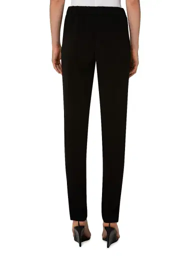 Akris punto Women's Drawstring Trousers - Black - Size 12 | Thumbnail 4 Akris punto Women's Drawstring Trousers - Black - Size 12 | Thumbnail 4