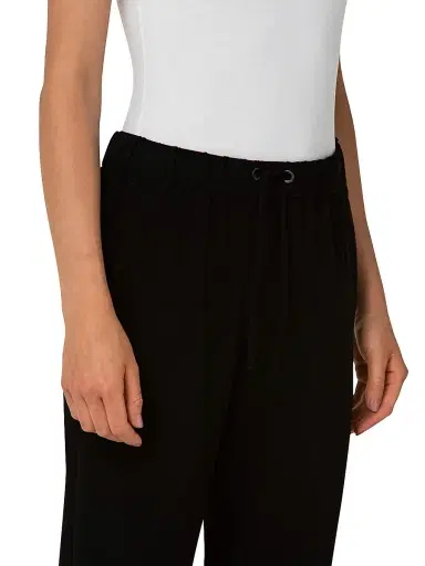 Akris punto Women's Drawstring Trousers - Black - Size 12 | Thumbnail 5 Akris punto Women's Drawstring Trousers - Black - Size 12 | Thumbnail 5