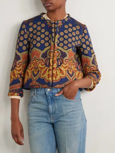 Valentino Garavani Printed Cotton-twill Jacket | Thumbnail 3 Valentino Garavani Printed Cotton-twill Jacket | Thumbnail 3