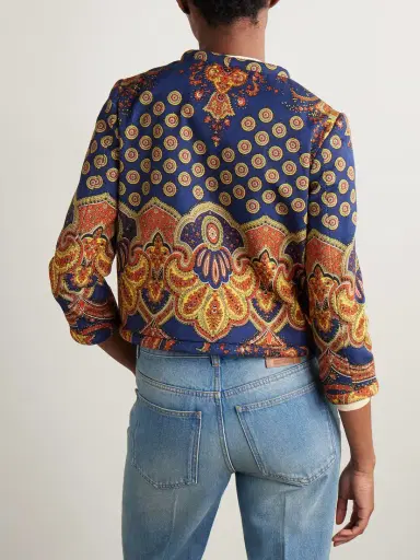 Valentino Garavani Printed Cotton-twill Jacket | Thumbnail 4 Valentino Garavani Printed Cotton-twill Jacket | Thumbnail 4