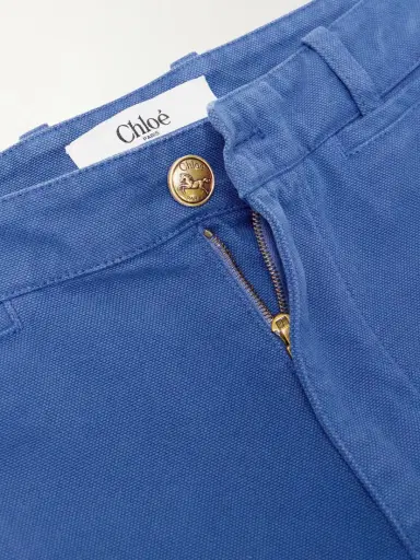Chloé Cotton-canvas Flared Pants | Thumbnail 5 Chloé Cotton-canvas Flared Pants | Thumbnail 5