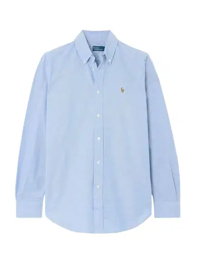 Polo Ralph Lauren Embroidered Cotton-blend Oxford Shirt | Thumbnail 1 Polo Ralph Lauren Embroidered Cotton-blend Oxford Shirt | Thumbnail 1