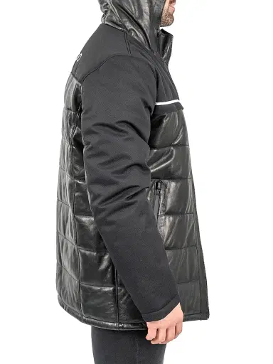 Maceoo Men's Bomber Mountain Jacket - Black | Thumbnail 3 Maceoo Men's Bomber Mountain Jacket - Black | Thumbnail 3