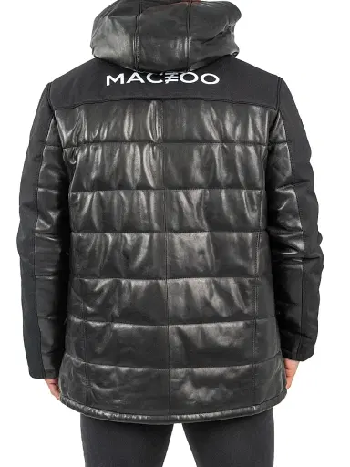 Maceoo Men's Bomber Mountain Jacket - Black | Thumbnail 6 Maceoo Men's Bomber Mountain Jacket - Black | Thumbnail 6