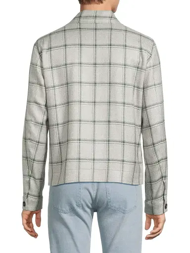 Isaia Men's Check Portofino Jacket | Thumbnail 5 Isaia Men's Check Portofino Jacket | Thumbnail 5
