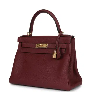 HERMÈS Hermes Kelly Retourne 28 Rouge H Togo Gold Hardware | Thumbnail 5 HERMÈS Hermes Kelly Retourne 28 Rouge H Togo Gold Hardware | Thumbnail 5