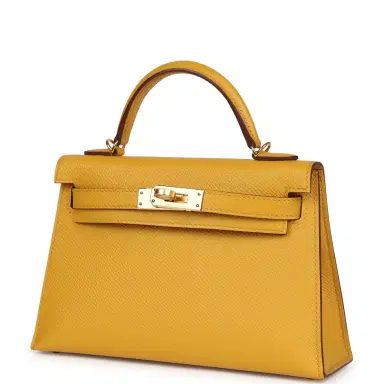 HERMÈS Hermes Kelly Sellier 20 Jaune Ambre Epsom Gold Hardware | Thumbnail 5 HERMÈS Hermes Kelly Sellier 20 Jaune Ambre Epsom Gold Hardware | Thumbnail 5
