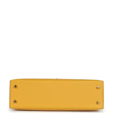 HERMÈS Hermes Kelly Sellier 20 Jaune Ambre Epsom Gold Hardware | Thumbnail 6 HERMÈS Hermes Kelly Sellier 20 Jaune Ambre Epsom Gold Hardware | Thumbnail 6