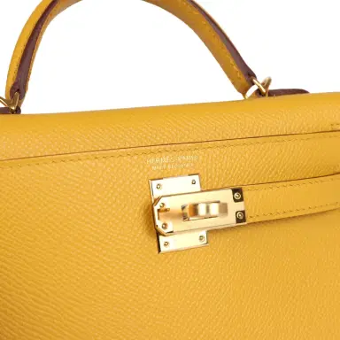 HERMÈS Hermes Kelly Sellier 20 Jaune Ambre Epsom Gold Hardware | Thumbnail 7 HERMÈS Hermes Kelly Sellier 20 Jaune Ambre Epsom Gold Hardware | Thumbnail 7