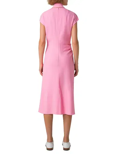 Akris Women's Crepe Ruched Waist Midi-Dress | Thumbnail 5 Akris Women's Crepe Ruched Waist Midi-Dress | Thumbnail 5