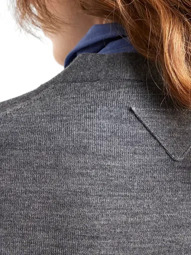 Prada Women's Wool Cardigan - Grey | Thumbnail 6 Prada Women's Wool Cardigan - Grey | Thumbnail 6
