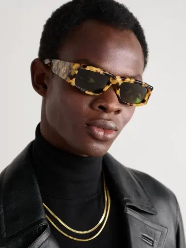 Jacques Marie Mage Romi Rectangular-Frame Tortoiseshell Acetate Sunglasses - Men | Thumbnail 2 Jacques Marie Mage Romi Rectangular-Frame Tortoiseshell Acetate Sunglasses - Men | Thumbnail 2
