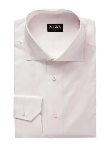 Zegna Cutaway-Collar Pinstriped Trofeo™ Comfort Shirt - Men | Thumbnail 1 Zegna Cutaway-Collar Pinstriped Trofeo™ Comfort Shirt - Men | Thumbnail 1