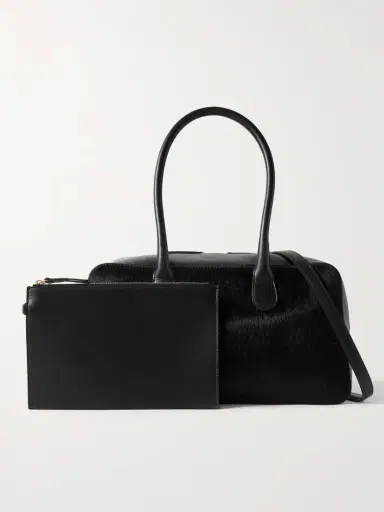 Loulou de Saison Leather And Calf Hair Tote | Thumbnail 6 Loulou de Saison Leather And Calf Hair Tote | Thumbnail 6