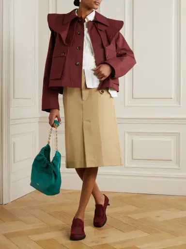 JW Anderson Layered Cotton Jacket | Thumbnail 2 JW Anderson Layered Cotton Jacket | Thumbnail 2