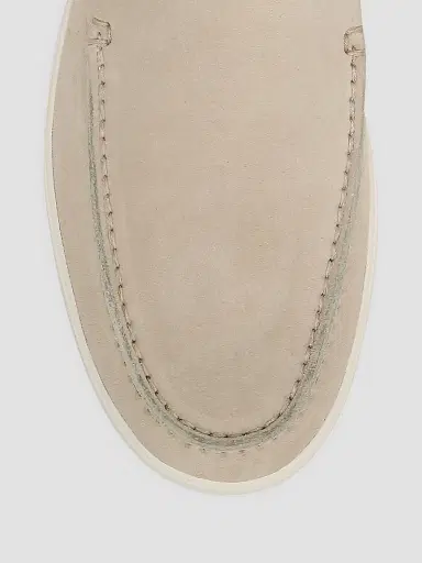 Vince Men's Sonoma Suede Slip-On Loafers - Moonlight | Thumbnail 4 Vince Men's Sonoma Suede Slip-On Loafers - Moonlight | Thumbnail 4