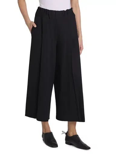 Issey Miyake Women's Campagne Wide-Leg Pants - Black | Thumbnail 4 Issey Miyake Women's Campagne Wide-Leg Pants - Black | Thumbnail 4