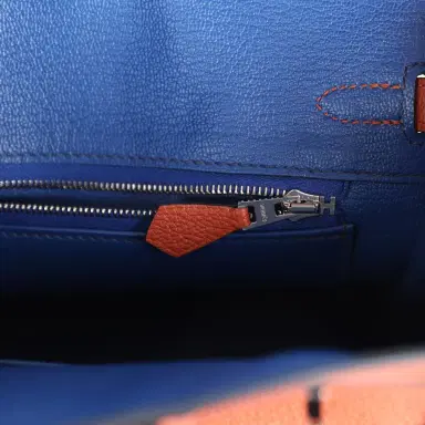 HERMÈS Hermes Birkin 25 Cuirve Verso Taurillon Novillo Palladium Hardware | Thumbnail 9 HERMÈS Hermes Birkin 25 Cuirve Verso Taurillon Novillo Palladium Hardware | Thumbnail 9