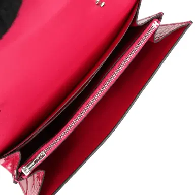 HERMÈS Hermes Constance Wallet To Go Rose Mexico Shiny Alligator Palladium Hardware | Thumbnail 8 HERMÈS Hermes Constance Wallet To Go Rose Mexico Shiny Alligator Palladium Hardware | Thumbnail 8