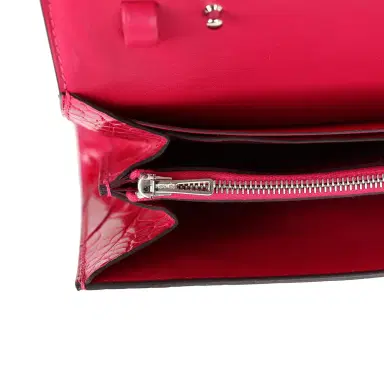 HERMÈS Hermes Constance Wallet To Go Rose Mexico Shiny Alligator Palladium Hardware | Thumbnail 9 HERMÈS Hermes Constance Wallet To Go Rose Mexico Shiny Alligator Palladium Hardware | Thumbnail 9