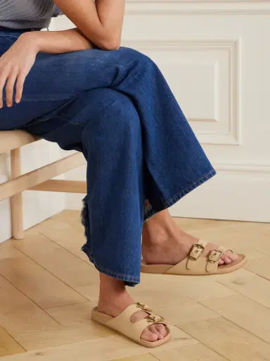 Chloé Buckled Leather Sandals | Thumbnail 2 Chloé Buckled Leather Sandals | Thumbnail 2
