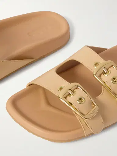 Chloé Buckled Leather Sandals | Thumbnail 4 Chloé Buckled Leather Sandals | Thumbnail 4