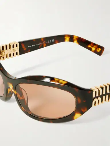 Miu Miu Eyewear Glimpse D-frame Acetate Sunglasses | Thumbnail 4 Miu Miu Eyewear Glimpse D-frame Acetate Sunglasses | Thumbnail 4