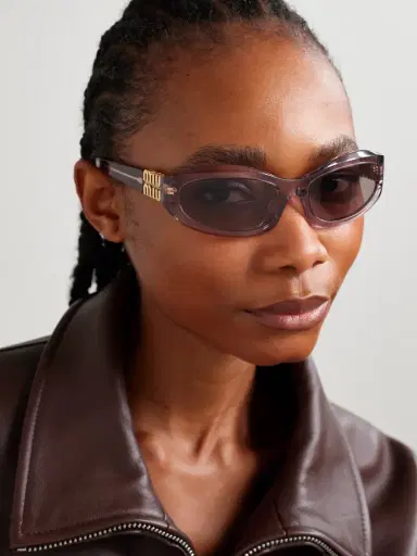 Miu Miu Eyewear Glimpse D-frame Acetate Sunglasses | Thumbnail 2 Miu Miu Eyewear Glimpse D-frame Acetate Sunglasses | Thumbnail 2