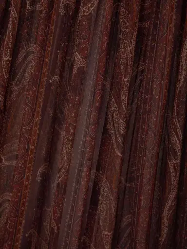 Saint Laurent Shirred Paisley-print Silk-chiffon Maxi Dress | Thumbnail 4 Saint Laurent Shirred Paisley-print Silk-chiffon Maxi Dress | Thumbnail 4