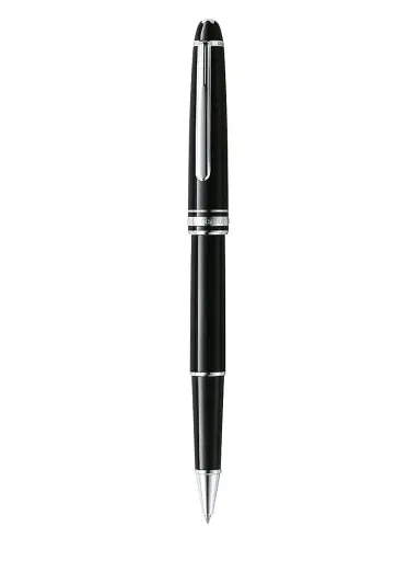 Montblanc Meisterstück Platinum-Coated Classique Rollerball - Black Silver | Thumbnail 1 Montblanc Meisterstück Platinum-Coated Classique Rollerball - Black Silver | Thumbnail 1