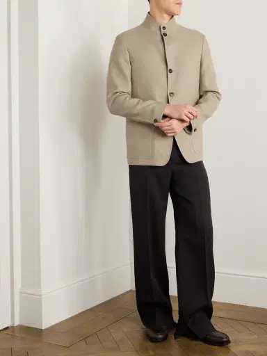 Zegna Il Conte Linen and Wool-Blend Jacket - Men | Thumbnail 2 Zegna Il Conte Linen and Wool-Blend Jacket - Men | Thumbnail 2