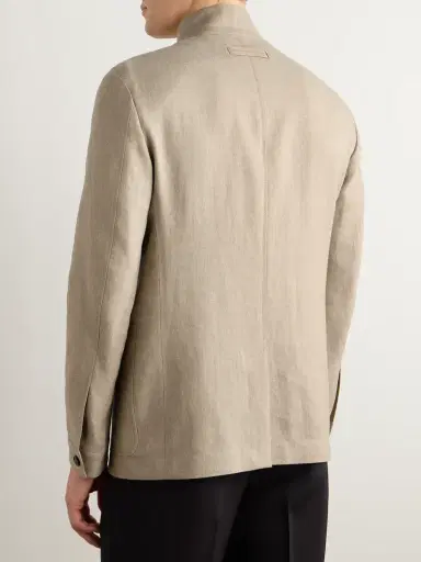 Zegna Il Conte Linen and Wool-Blend Jacket - Men | Thumbnail 3 Zegna Il Conte Linen and Wool-Blend Jacket - Men | Thumbnail 3