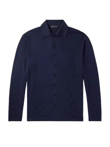 Saman Amel Carlo Cashmere and Silk-Blend Shirt - Men | Thumbnail 1 Saman Amel Carlo Cashmere and Silk-Blend Shirt - Men | Thumbnail 1