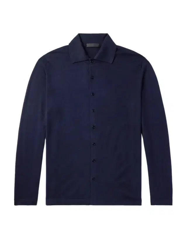 Carlo Cashmere and Silk-Blend Shirt - Men Carlo Cashmere and Silk-Blend Shirt - Men