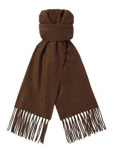 Loro Piana Striped Fringed Wool and Cashmere-Blend Twill Scarf - Men | Thumbnail 1 Loro Piana Striped Fringed Wool and Cashmere-Blend Twill Scarf - Men | Thumbnail 1