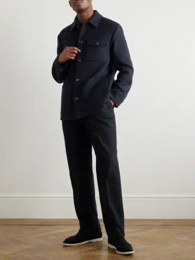 Loro Piana Devis Storm System® Cashmere Overshirt - Men | Thumbnail 2 Loro Piana Devis Storm System® Cashmere Overshirt - Men | Thumbnail 2