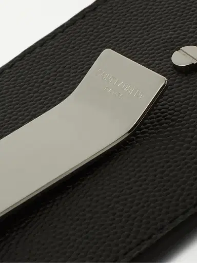 Saint Laurent Pebble-Grain Leather Cardholder with Money Clip - Men | Thumbnail 3 Saint Laurent Pebble-Grain Leather Cardholder with Money Clip - Men | Thumbnail 3