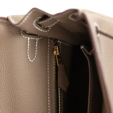 HERMÈS Hermes Kelly Retourne 25 Etoupe Togo Gold Hardware | Thumbnail 9 HERMÈS Hermes Kelly Retourne 25 Etoupe Togo Gold Hardware | Thumbnail 9