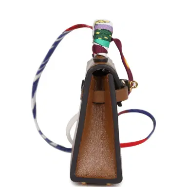 HERMÈS Hermes Mini Kelly Twilly Bag Charm Alezan Tadelakt Gold Hardware | Thumbnail 3 HERMÈS Hermes Mini Kelly Twilly Bag Charm Alezan Tadelakt Gold Hardware | Thumbnail 3