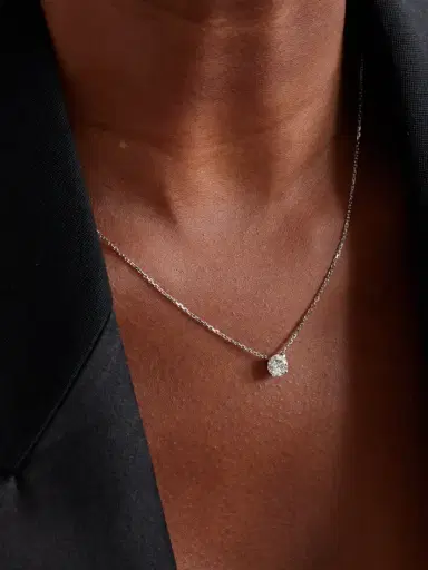 David Morris 18-karat White Gold Diamond Necklace | Thumbnail 2 David Morris 18-karat White Gold Diamond Necklace | Thumbnail 2