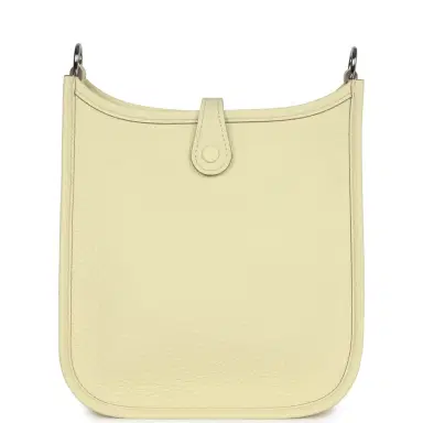 HERMÈS Hermes Evelyne TPM Jaune Milton Clemence Palladium Hardware | Thumbnail 4 HERMÈS Hermes Evelyne TPM Jaune Milton Clemence Palladium Hardware | Thumbnail 4