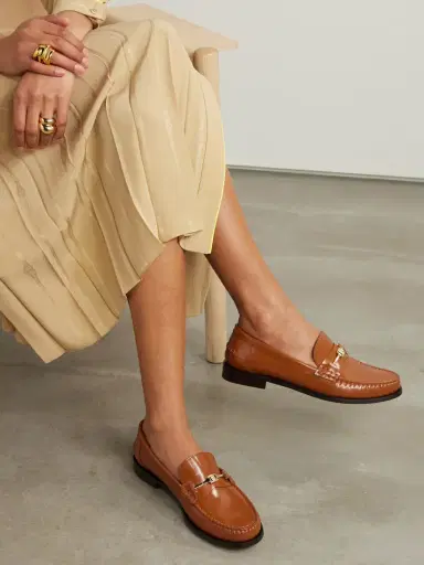 Ferragamo Harry Embellished Patent-leather Loafers | Thumbnail 2 Ferragamo Harry Embellished Patent-leather Loafers | Thumbnail 2