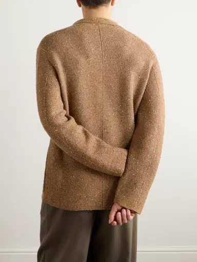 Loro Piana Cerbonnio Cashmere and Linen-Blend Tweed Cardigan - Men | Thumbnail 3 Loro Piana Cerbonnio Cashmere and Linen-Blend Tweed Cardigan - Men | Thumbnail 3